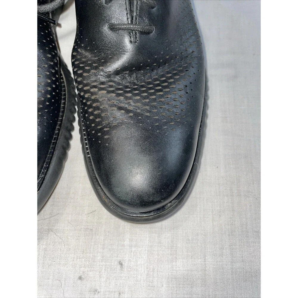 Cole Haan 20 Grand Men’s Athleisure Oxfords Size 10.5 M Black Leather Going Out